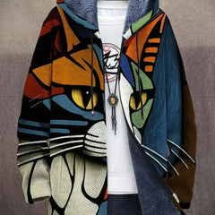 Matilda | Patterned Hooded Cardigan – product view 4