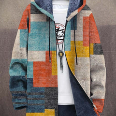 Matilda | Patterned Hooded Cardigan – product view 5
