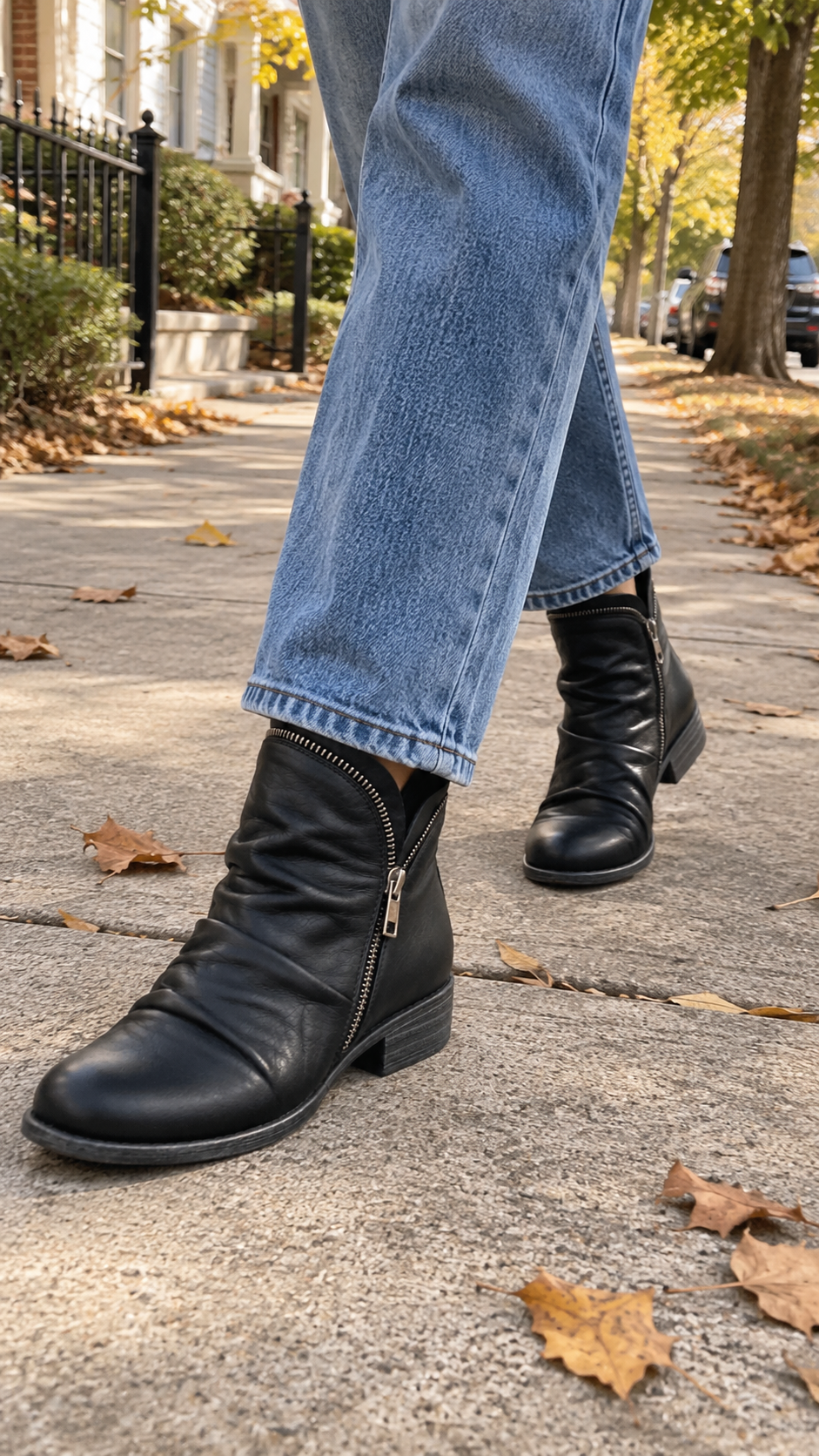 Elodie | Women Leather Ankle Boots