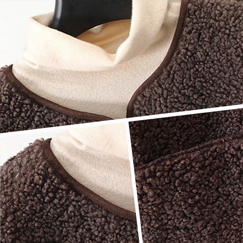 Etta | Women's Autumn Button Front Short Warm Vest