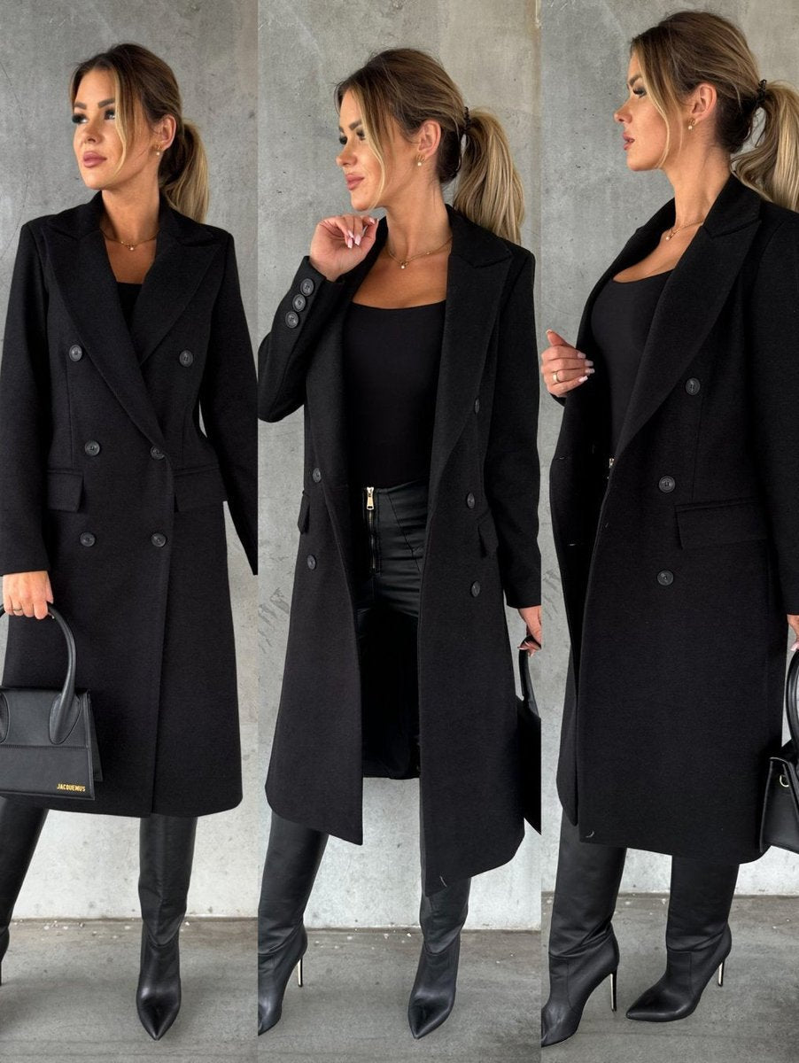 Wendy | Double Breasted Longline Coat