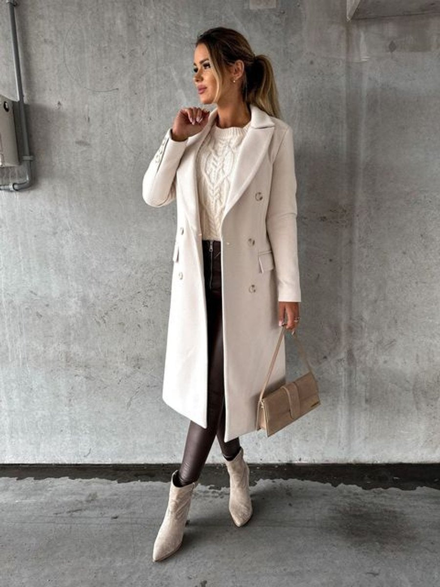 Wendy | Double Breasted Longline Coat