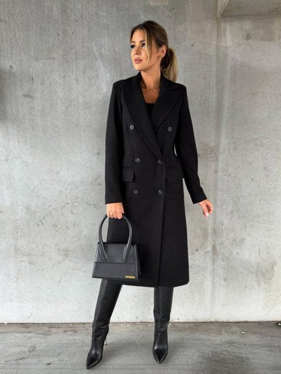 Wendy | Double Breasted Longline Coat