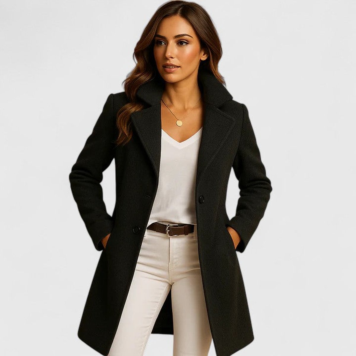 Anastasia | Double Breasted Tailored Coat