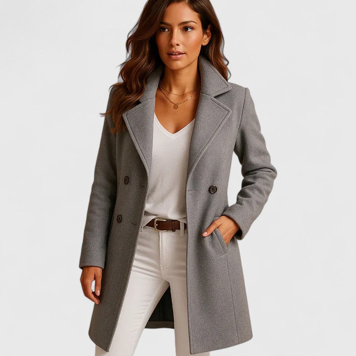 Anastasia | Double Breasted Tailored Coat