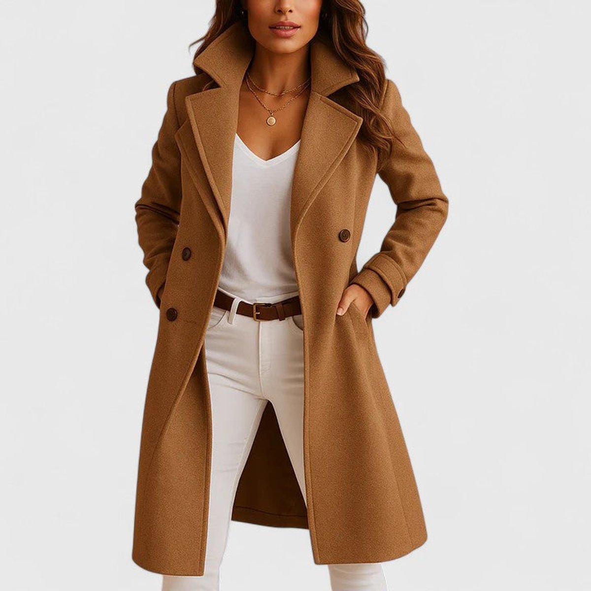 Anastasia | Double Breasted Tailored Coat