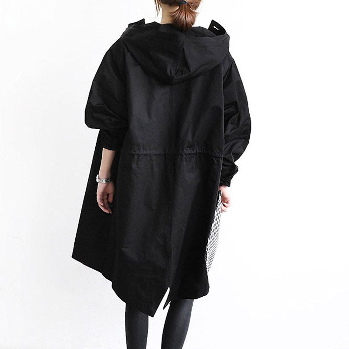 Beverley | Hooded Button Front Long Coat