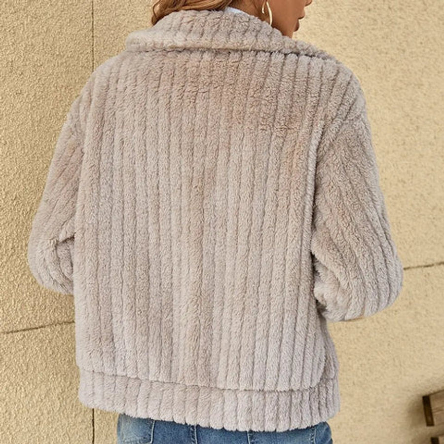Harper | Women Hooded Full Zip Textured Jacket